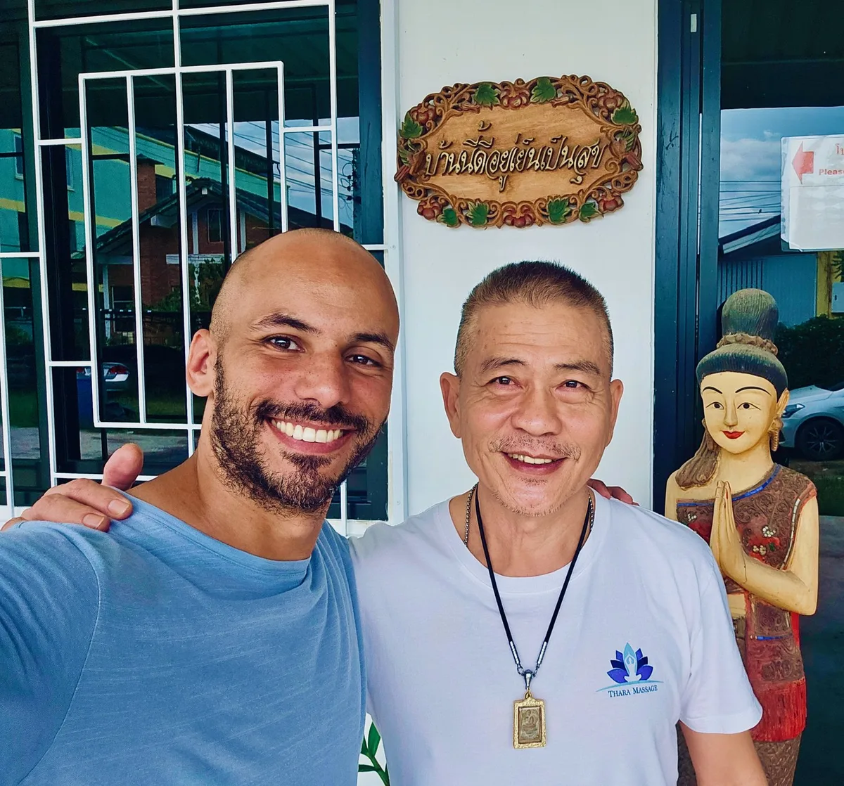 Clement & Ajahn Suwat, Chiang Maï.