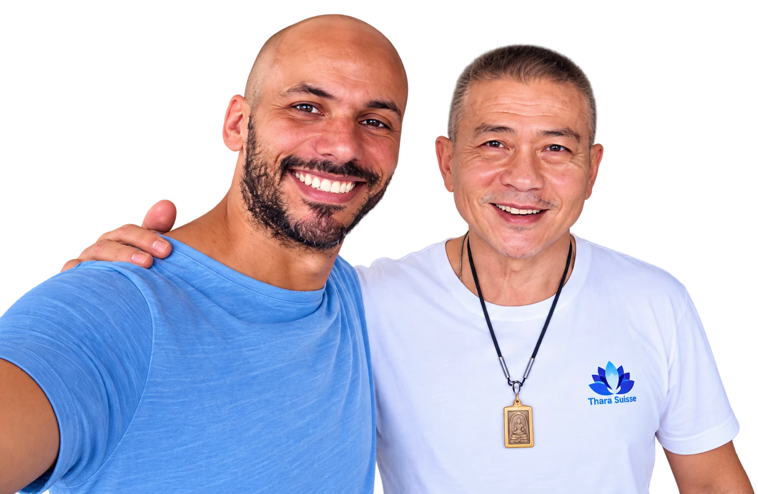Clément Ramanich avec Ajahn Suwat